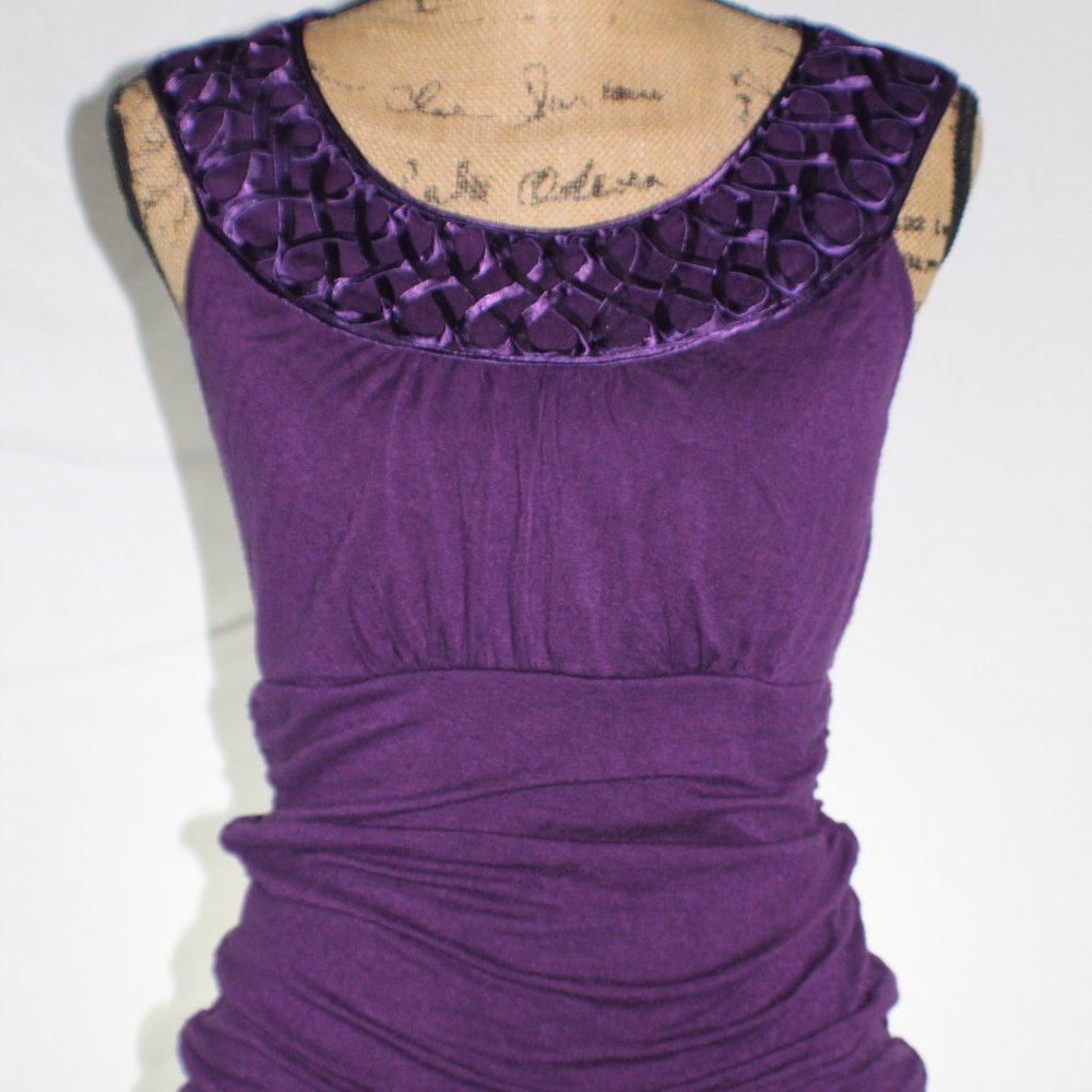 Maurices Lattice Embroidered Scoop Neck Tank